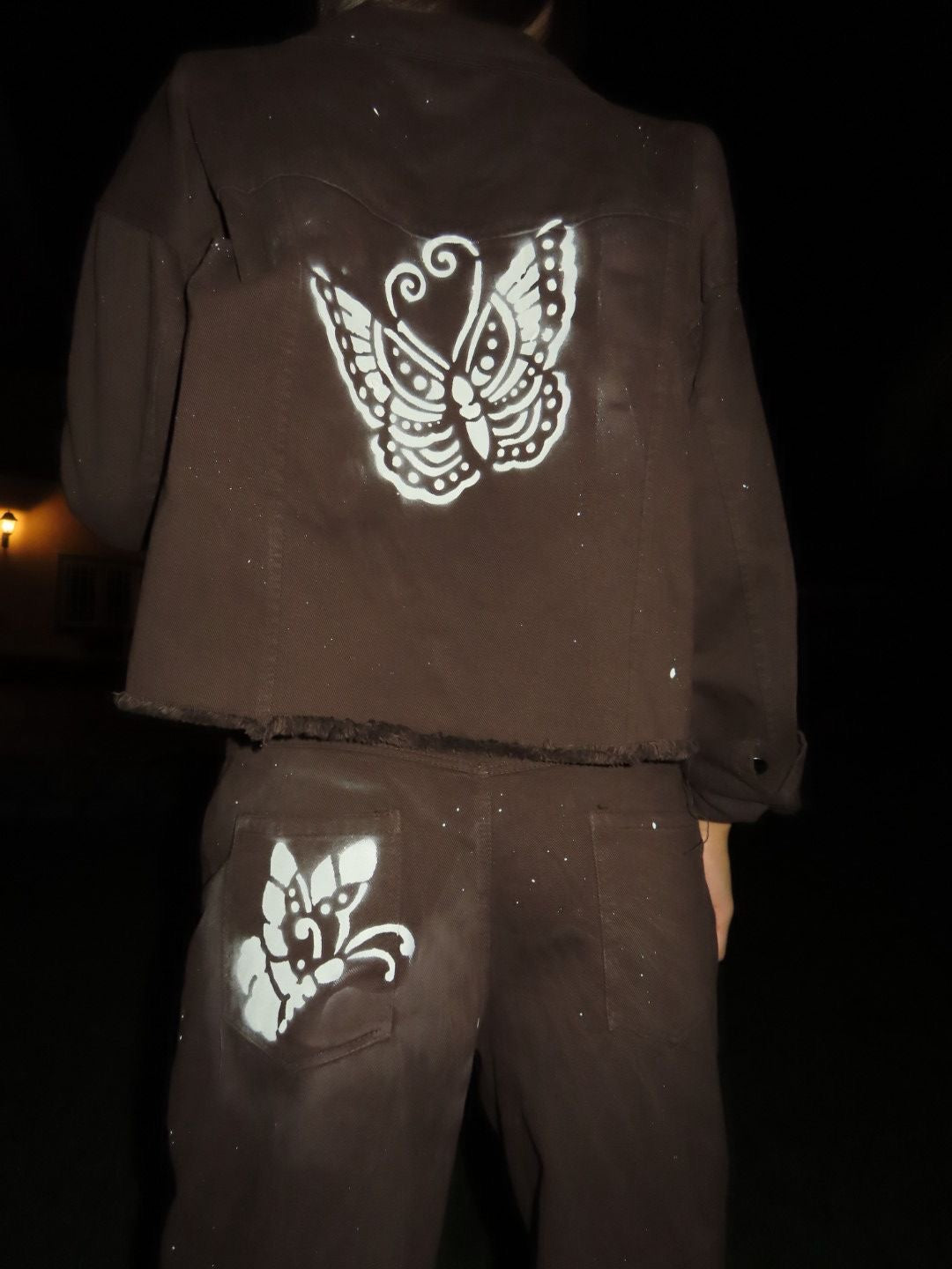 COORDINATO BUTTERFLY BROWN