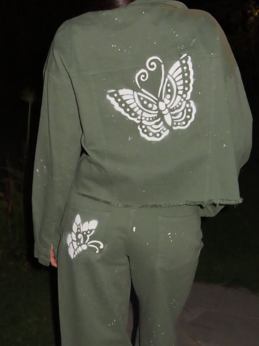 COORDINATO BUTTERFLY GREEN